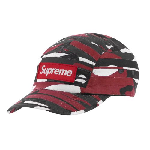 Supreme Layered Camo Camp Cap Red Camo 