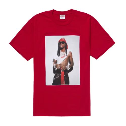 Supreme Playboi Carti Photo Tee Red