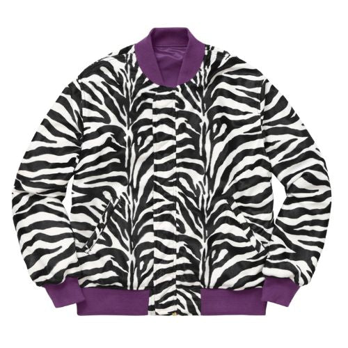 Supreme Zebra Reversible Bomber Jacket 