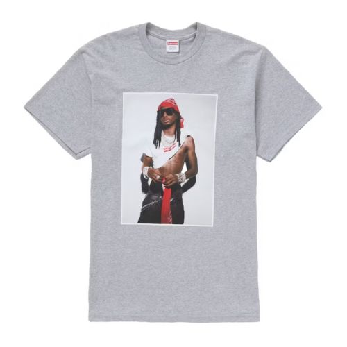 Supreme Playboi Carti Photo Tee Grey