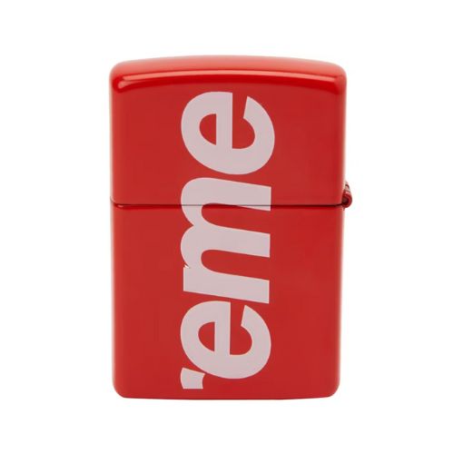 Supreme Logo Zippo Red