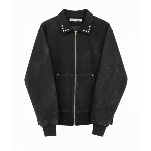 bandeja de plata chamarra bombacha negra