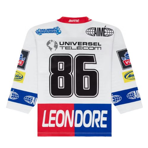 Aimé Leon Dore Team Hockey Jersey White