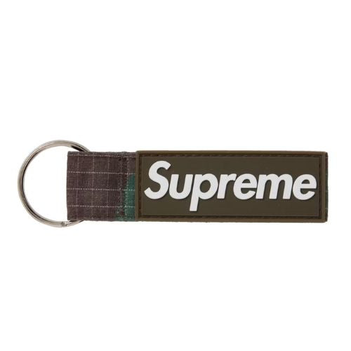 Supreme Ripstop Keychain Woodland Camo