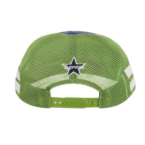 Supreme Vanson Leathers Mesh Back 6-Panel Blue