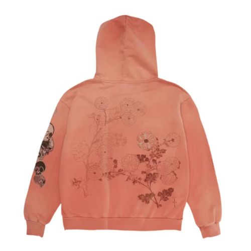 Travis Scott Cactus Jack x Takashi Murakami The Path Hoodie Orange
