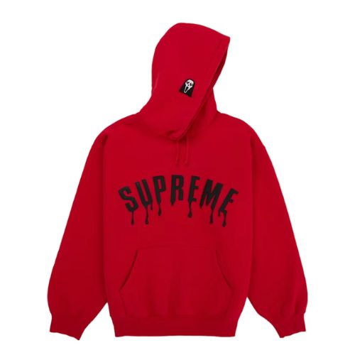 Supreme Ghost Face Arc Hoodie Red