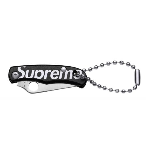 小物 Supreme Spyderco Bug Knife black Supreme Spyderco Bug Knife Black – Bandeja de Plata