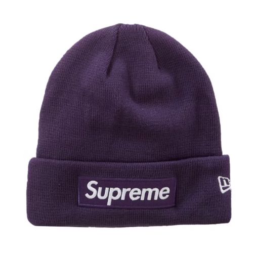 Supreme Box Logo Beanie Purple 