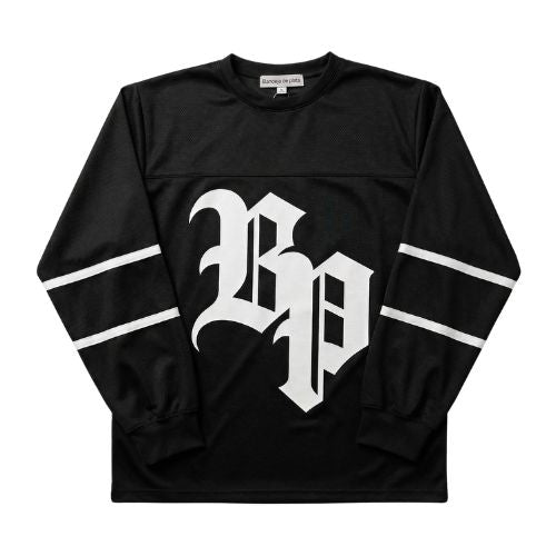 bandeja de plata jersey negro ft. mango