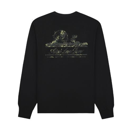 Aimé Leon Dore Long Sleeve Camo Tee Jet Black