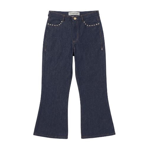 bandeja de plata pantalón niño obrero índigo flare