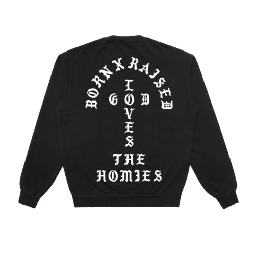 Born x Raised Unconditional Love Crewneck Black
