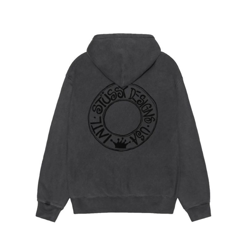 Stüssy Buana Hoodie Pigment Dyed Black