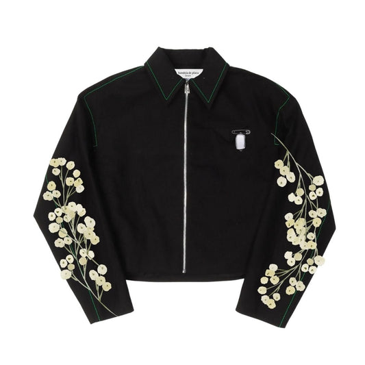 bandeja de plata Flower Jacket Black