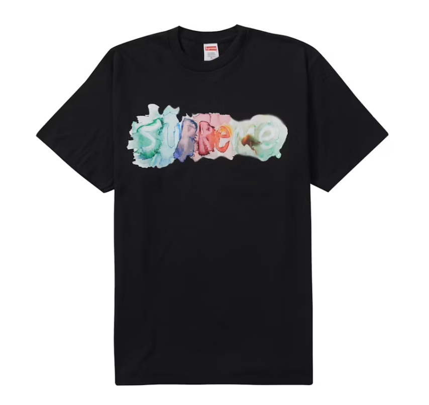 Supreme Watercolor Tee Black