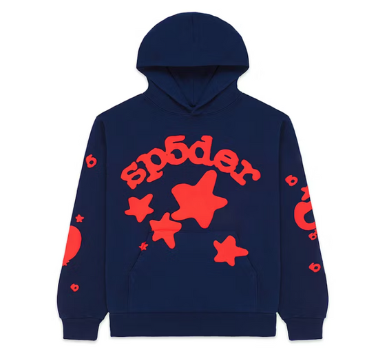 Sp5der Beluga Hoodie Navy