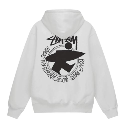 Stüssy Beach Roots Zip Up Grey