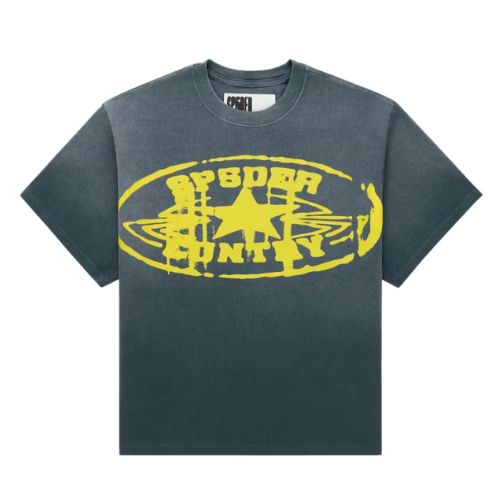 Sp5der Country Worldwide Tee Slate