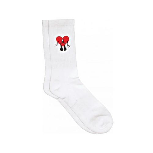 Bad Bunny White Socks