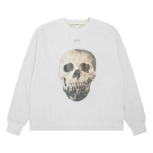 ABC Skull Long Sleeve White