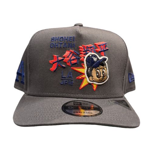New Era LA Dodgers Shohei Ohtani Snapback Charcoal Grey Small Logo
