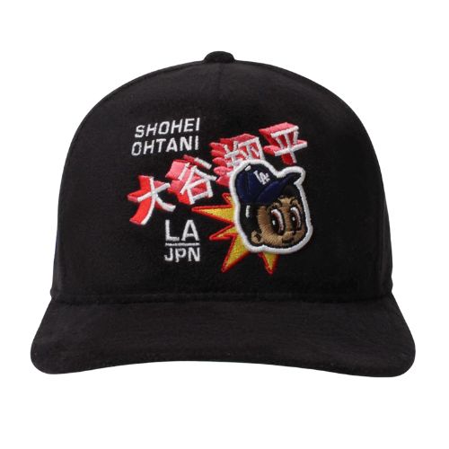 New Era LA Dodgers Shohei Ohtani Black Suede Snapback