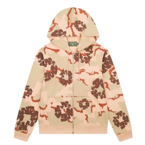 Denim Tears The Cotton Wreath Zip Hoodie Camo