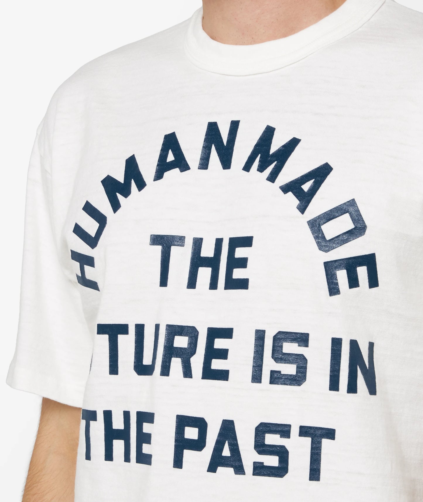 Human Made Graphic "Future Is In the Past" Tee White