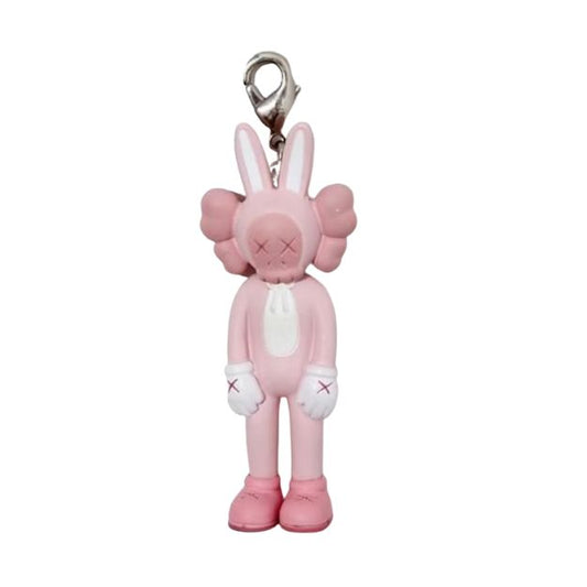 Kaws Original Fake Keychain Pink