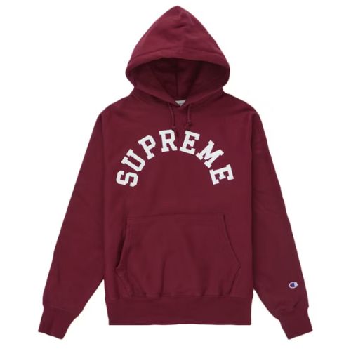 Supreme Champion Hooded Sweatshirt (SS25) Red
