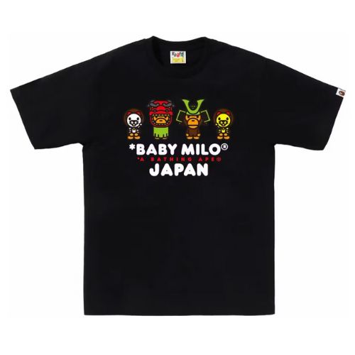 BAPE Baby Milo Japan Tee Black