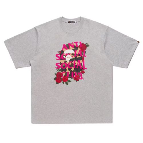 BAPE x Anti Social Social Club I Tee Grey