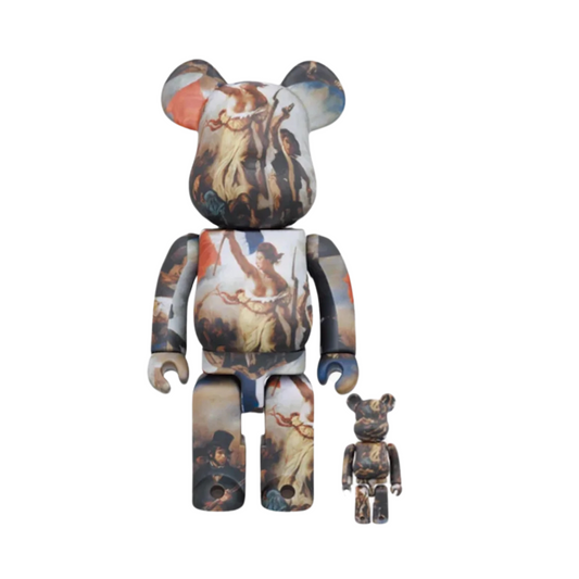 Bearbrick Eugène Delacroix (Liberty Leading the People) 100% & 400% Set