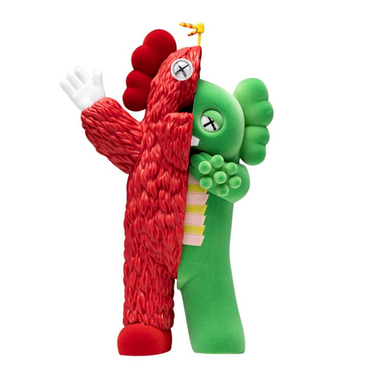 Kaws KACHAMUKKU Vinyl Figure Green/Red