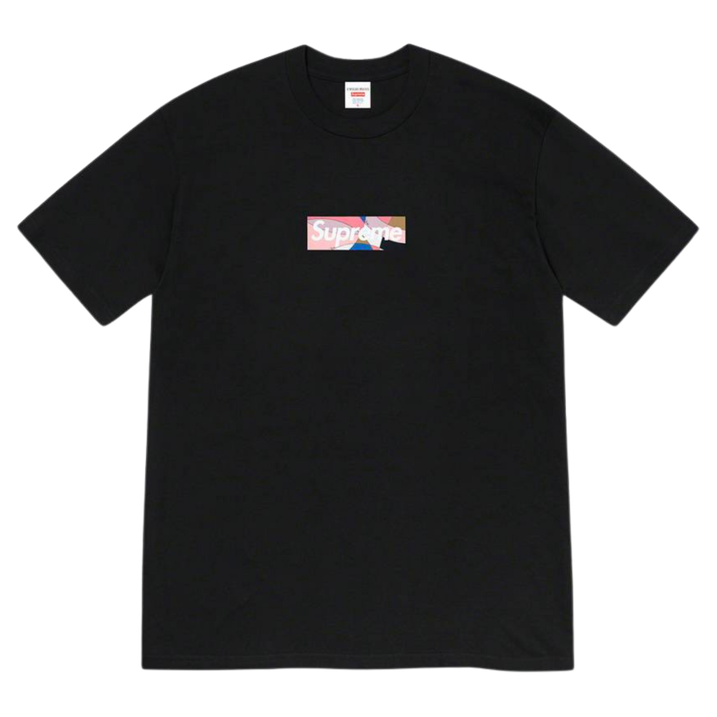 Supreme Emilio Pucci Box Logo Tee Black/Dusty Pink