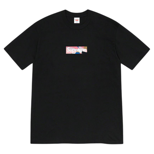 Supreme Emilio Pucci Box Logo Tee Black/Dusty Pink