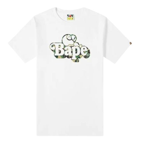 Bape ABC Camo Milo Tee White/Green