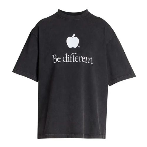 Balenciaga Be Different Black T-shirt