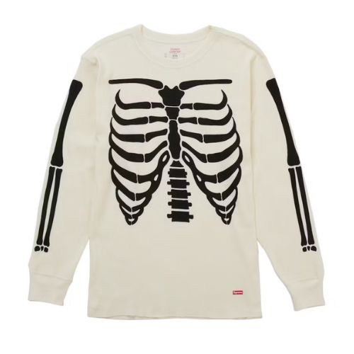Supreme Hanes Bones Thermal White