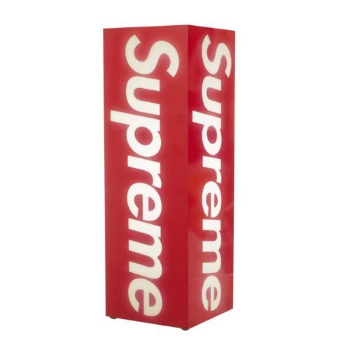Supreme Box Logo Lamp Red 