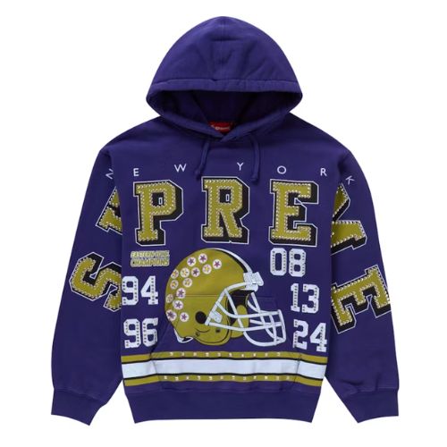 Supreme Champions Studded Hooded Purple
